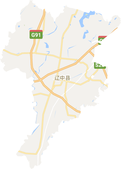 辽中区电子地图