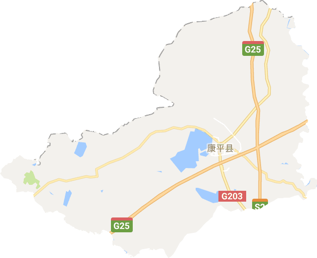 康平县电子地图