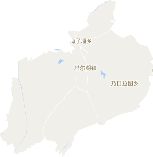 塔尔湖镇电子地图