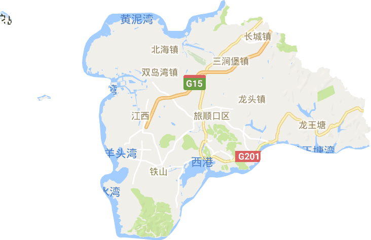 旅顺口区电子地图