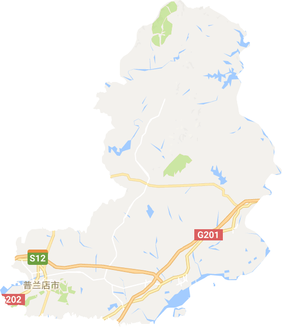 普兰店区电子地图