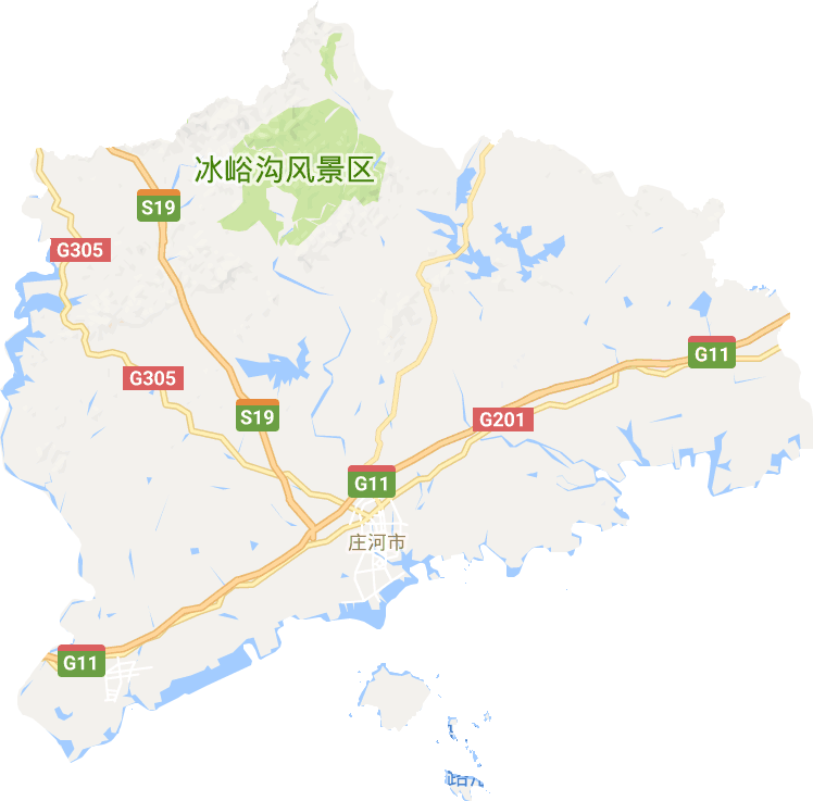 庄河市电子地图