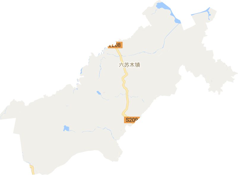六苏木镇电子地图