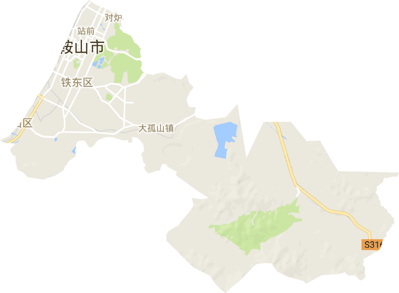 铁东区电子地图