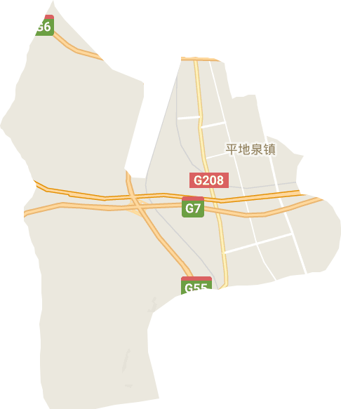 平地泉镇电子地图