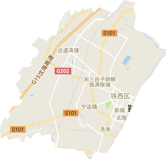 铁西区电子地图