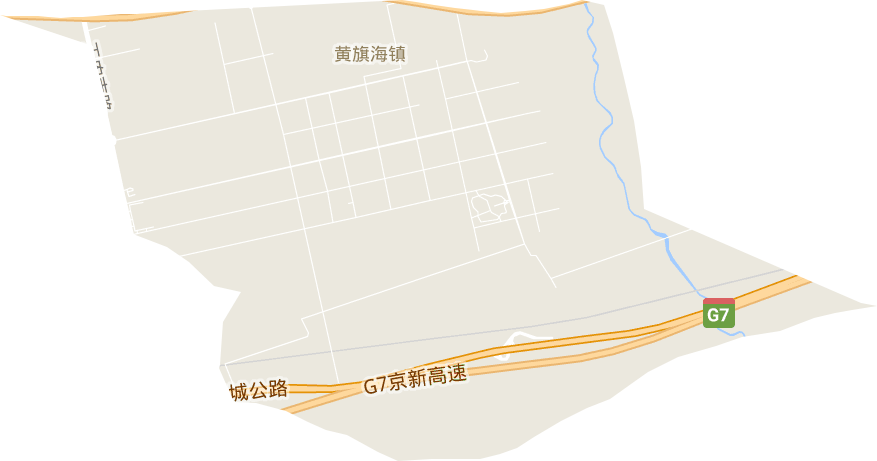 黄旗海镇电子地图