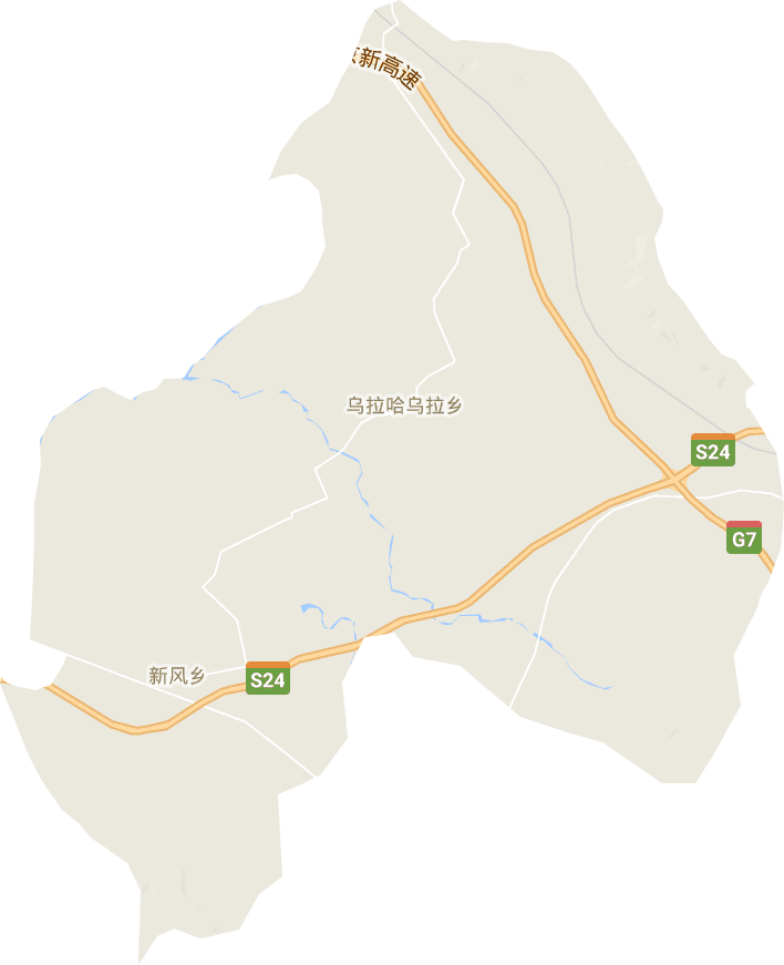 乌拉哈乌拉乡电子地图