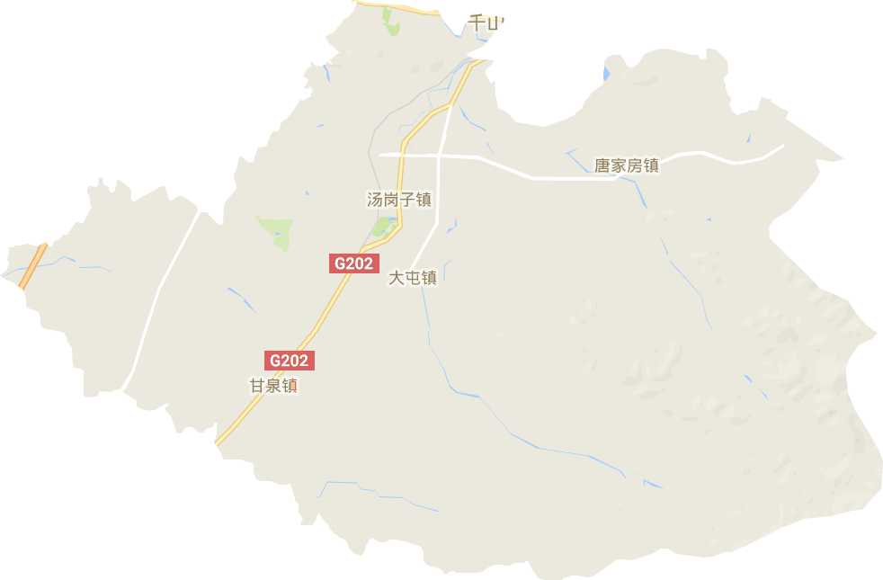 千山区电子地图
