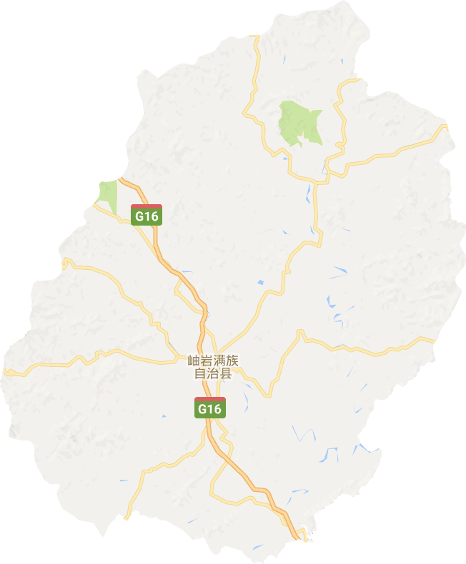 岫岩县电子地图