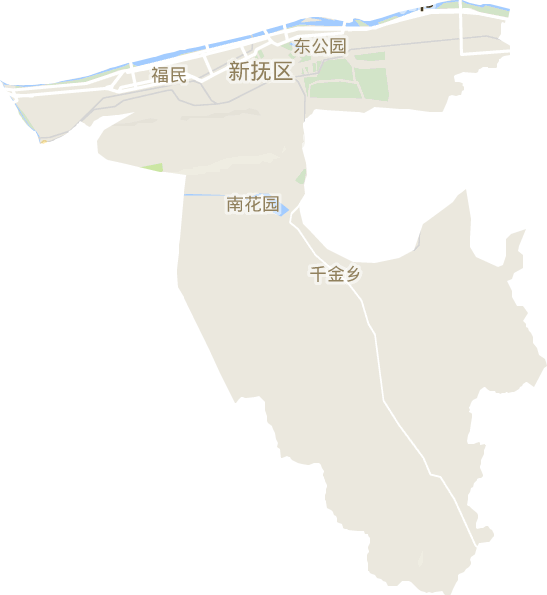 新抚区电子地图