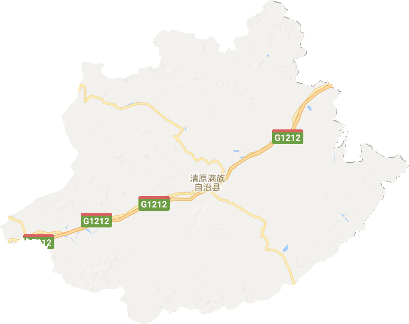 清原县电子地图
