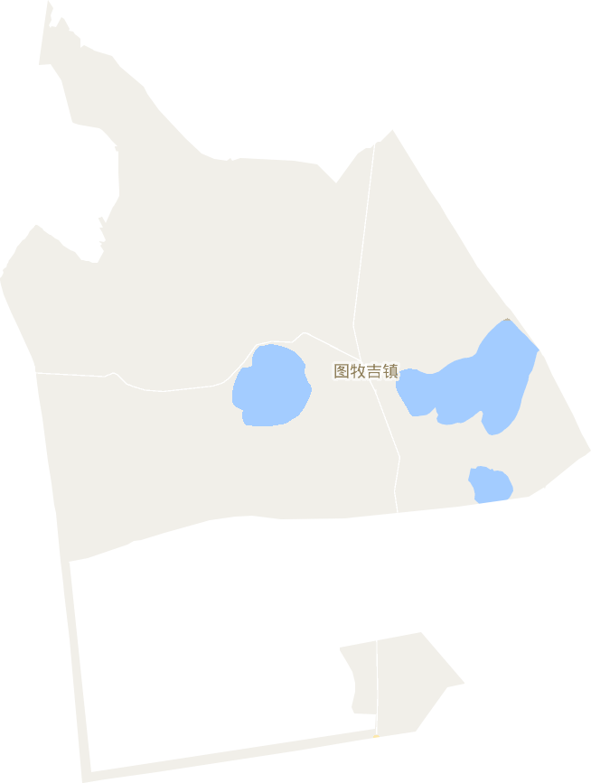 图牧吉镇电子地图