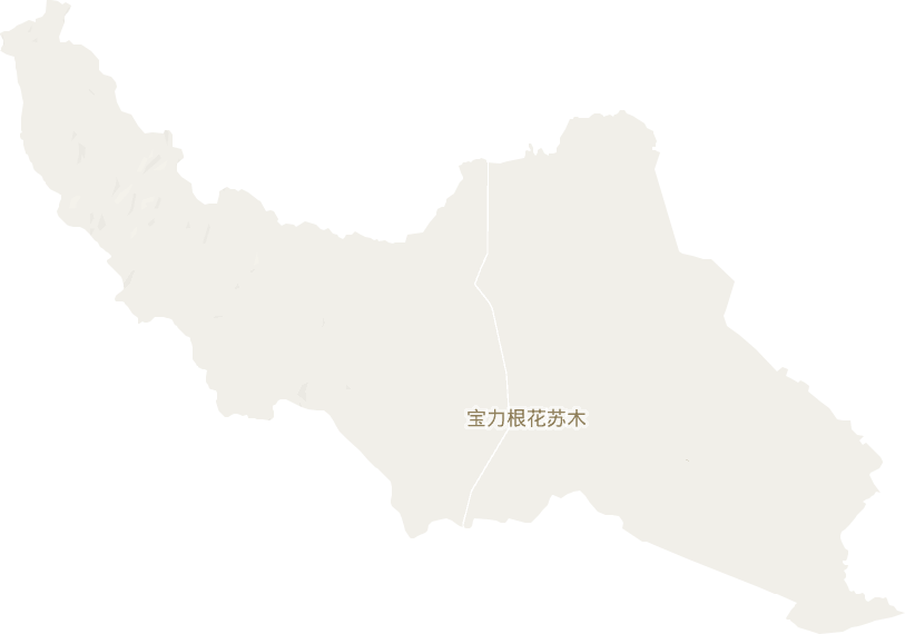 宝力根花苏木电子地图