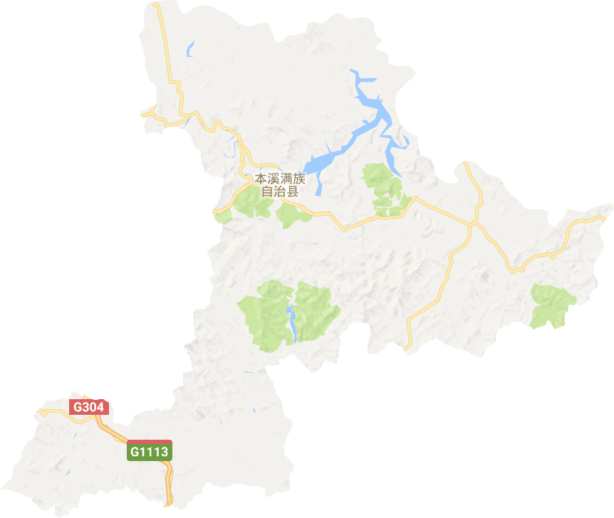 本溪县电子地图