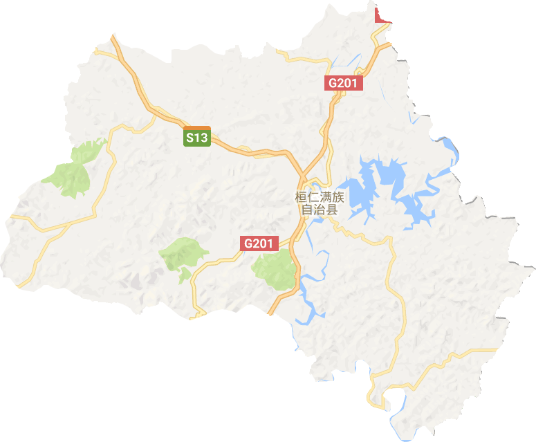 桓仁县电子地图
