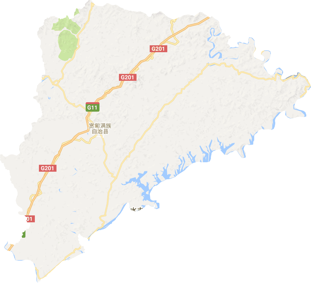 宽甸县电子地图