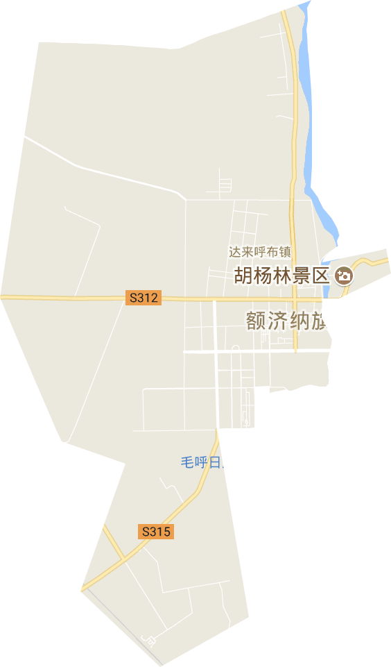 达来呼布镇电子地图