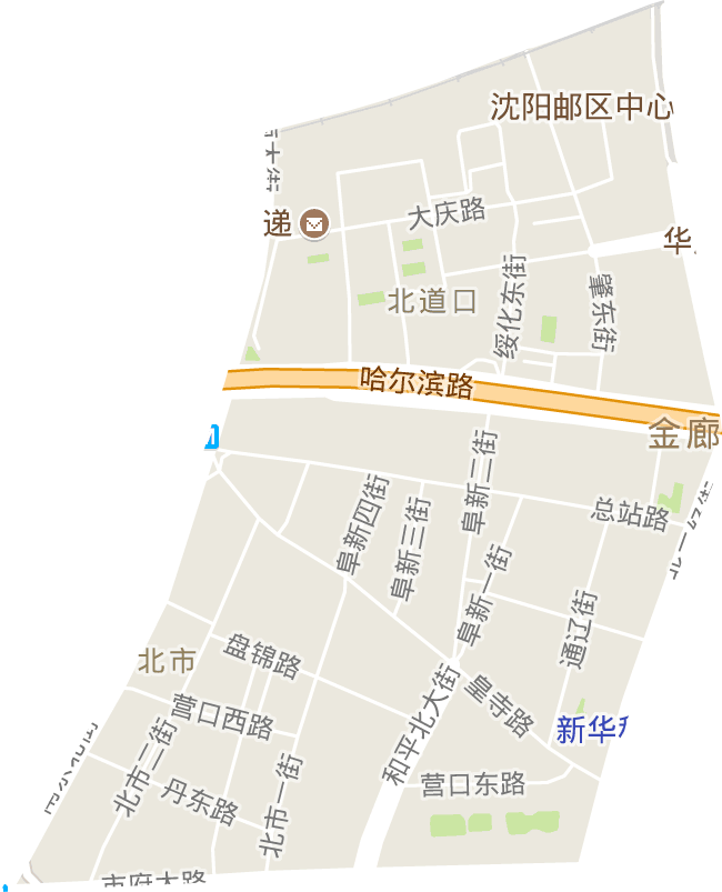 北市场街道电子地图