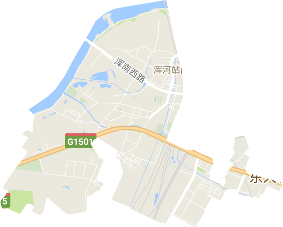 浑河站西街道电子地图