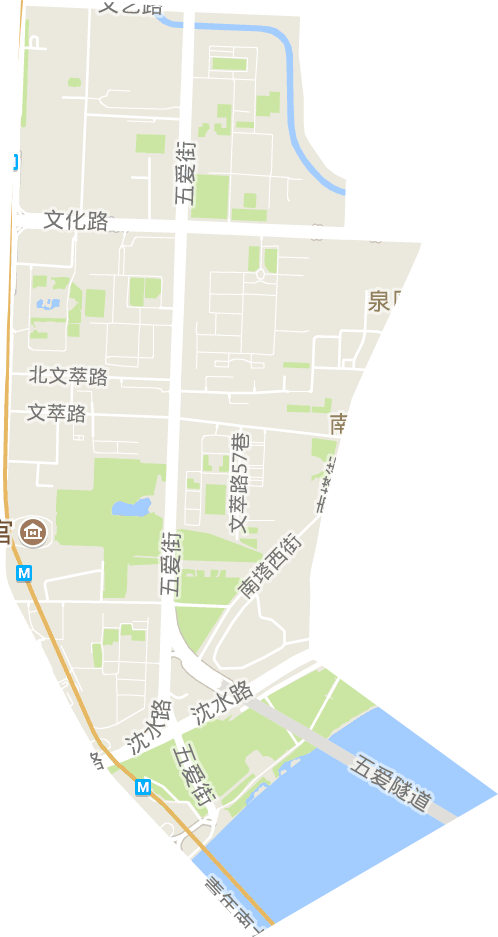 五里河街道电子地图