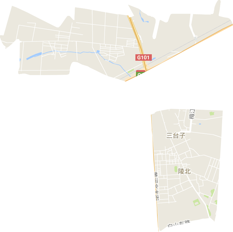 三台子街道电子地图