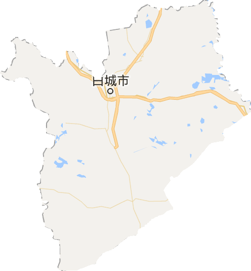 白城市电子地图