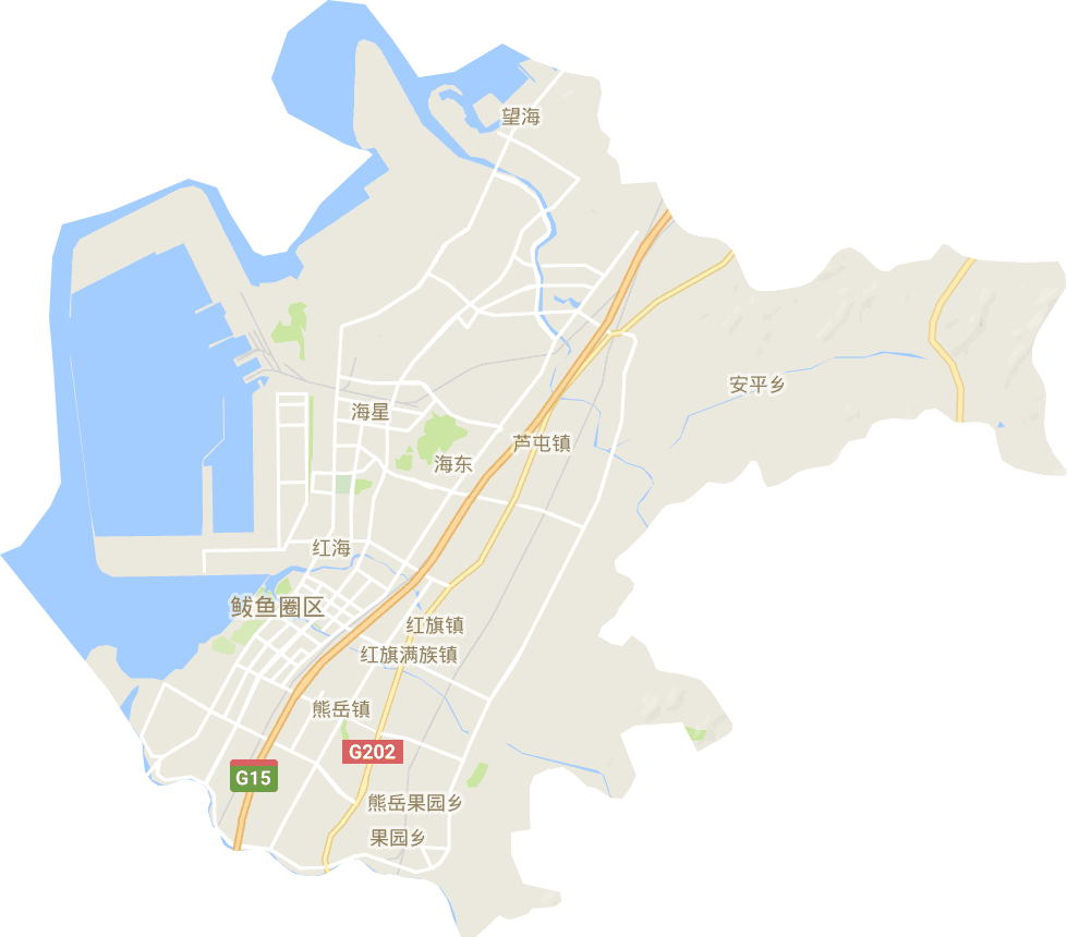 鲅鱼圈区电子地图