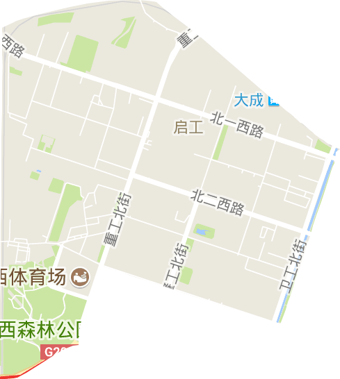 启工街道电子地图