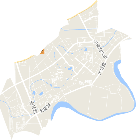 翟家街道电子地图