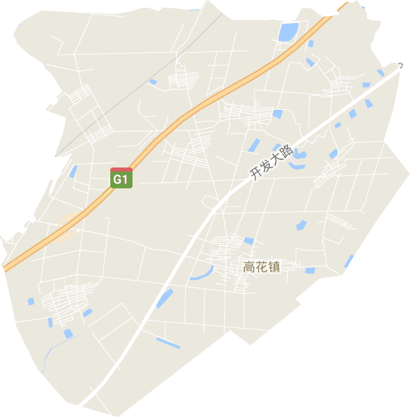 高花街道电子地图
