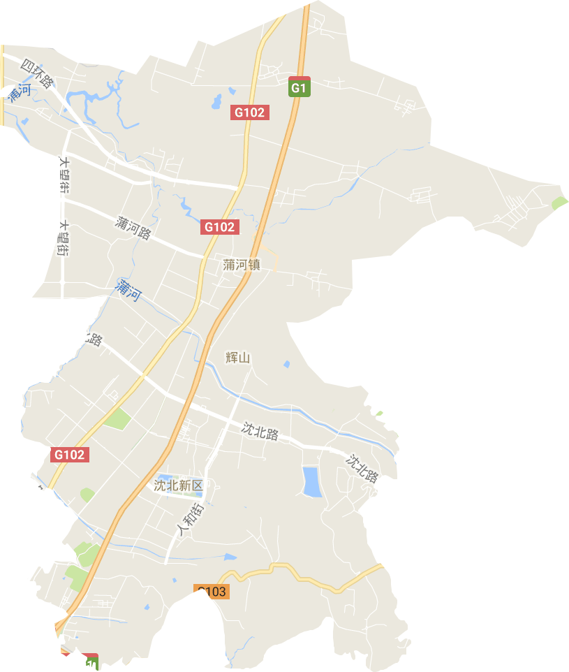 辉山街道电子地图