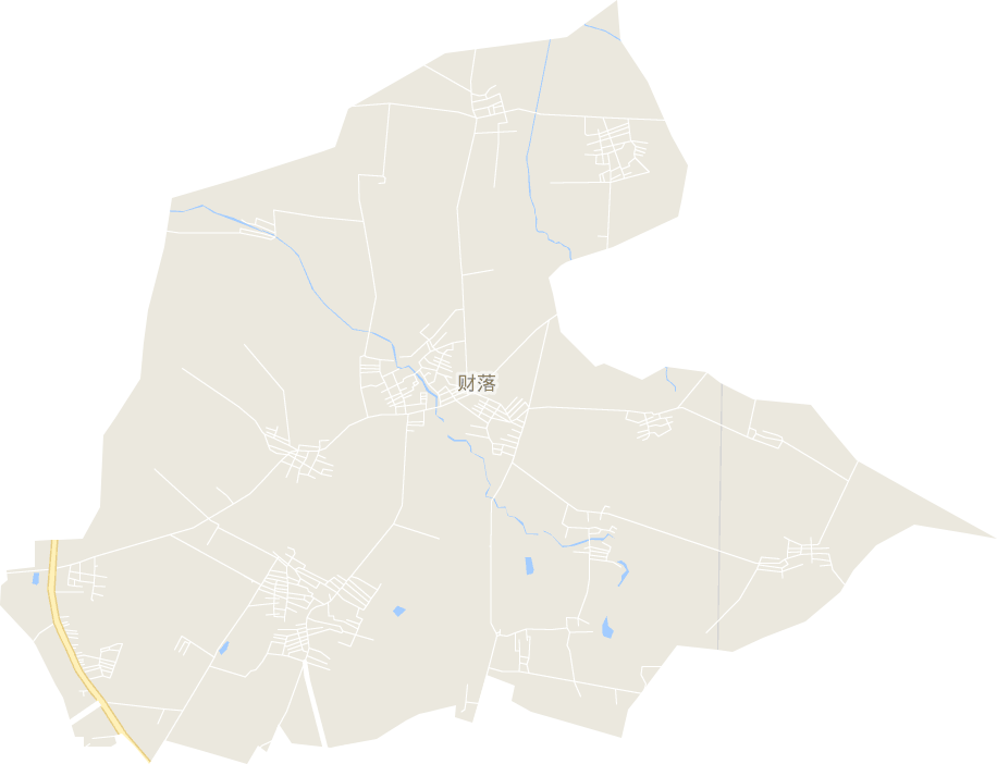 财落街道电子地图