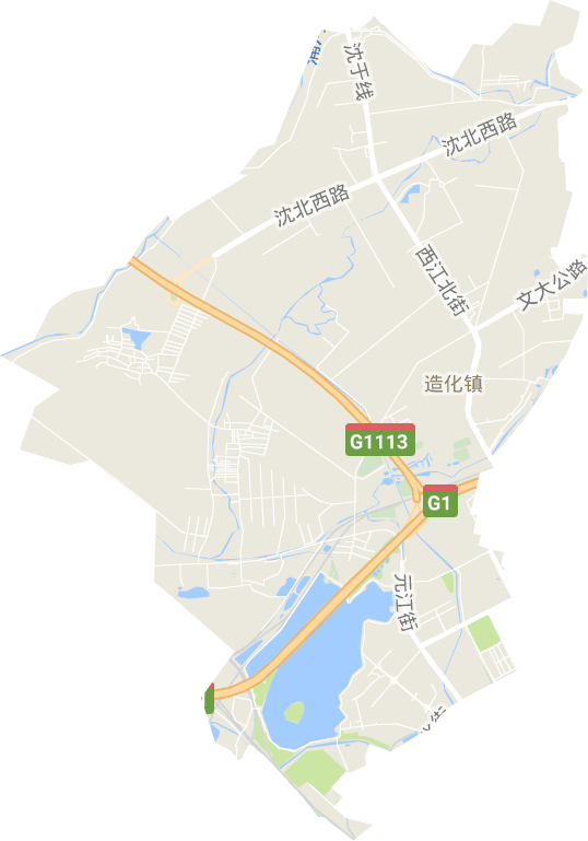 造化街道电子地图