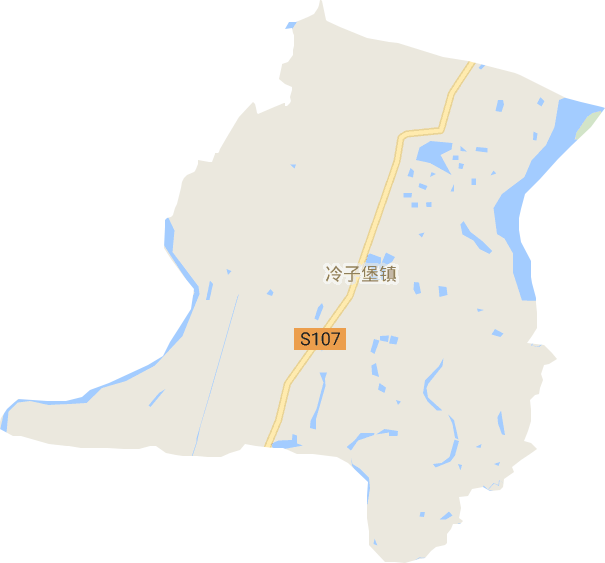 冷子堡镇电子地图