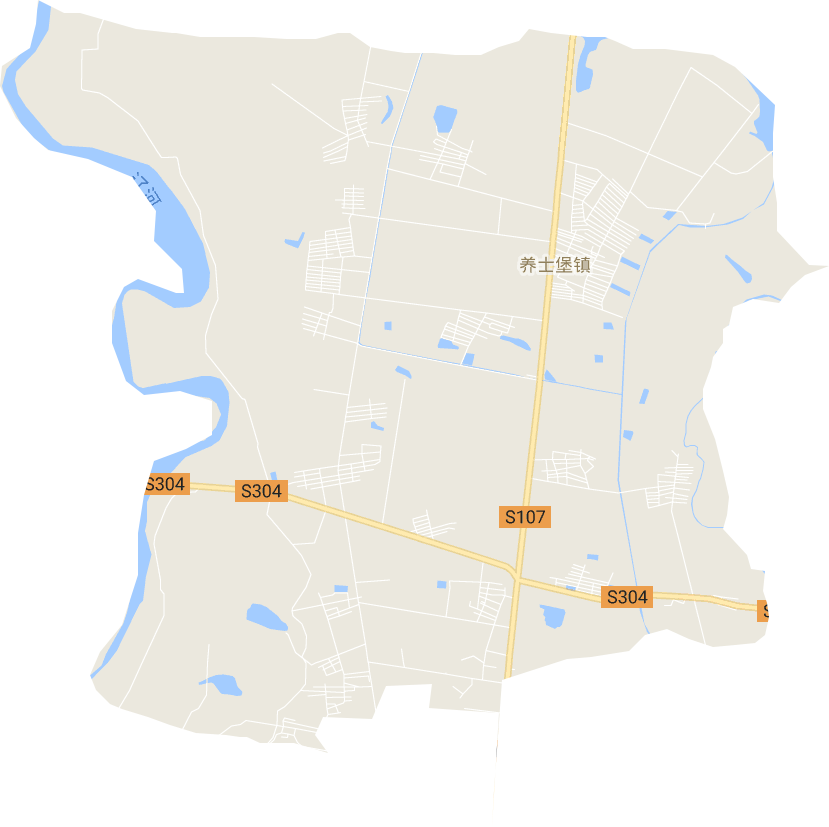 养士堡镇电子地图