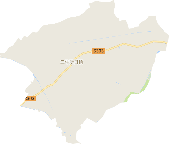 二牛所口镇电子地图