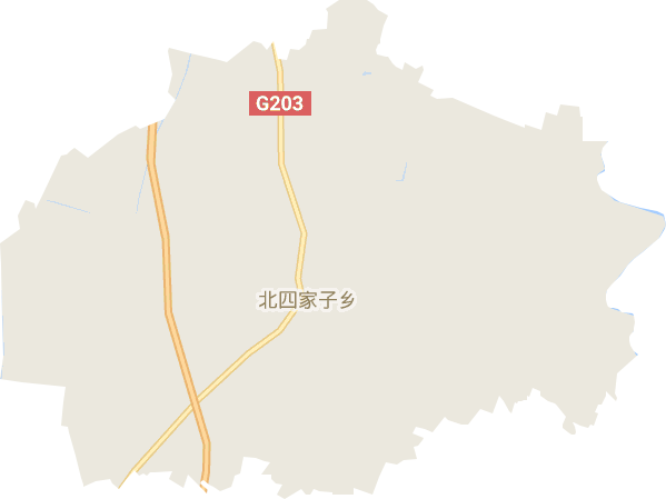 北四家子乡电子地图
