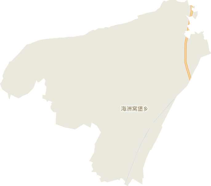 海洲窝堡乡电子地图