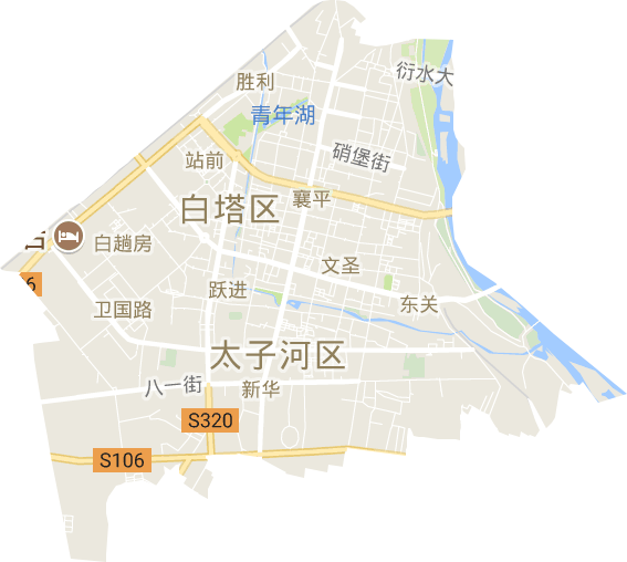 白塔区电子地图