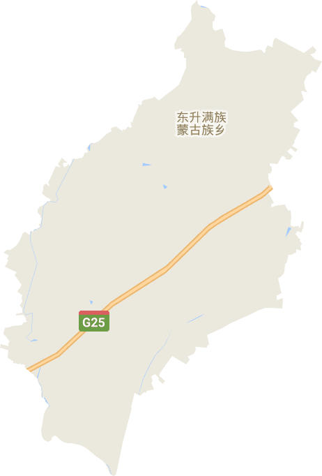 东升满族蒙古族乡电子地图