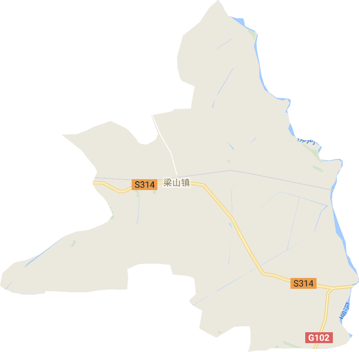 梁山镇电子地图