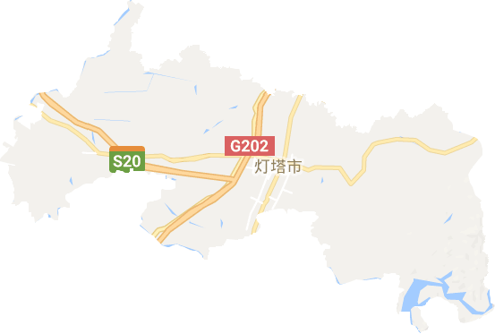 灯塔市电子地图