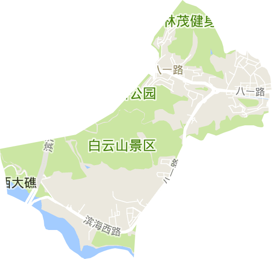 八一路街道电子地图
