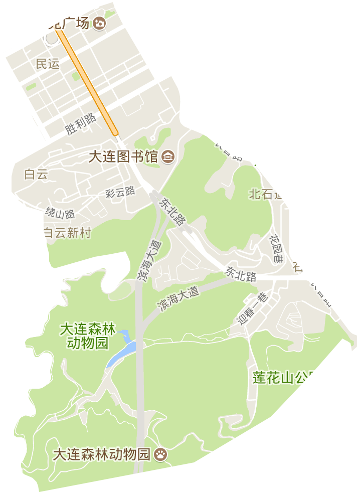 白云街道电子地图