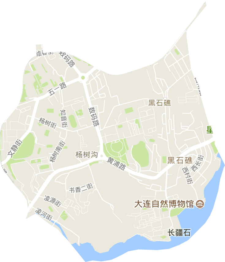 黑石礁街道电子地图