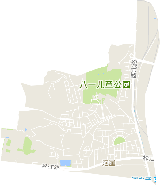 泡崖街道电子地图