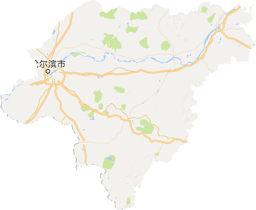 哈尔滨市电子地图