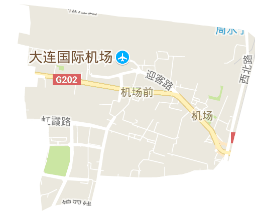 机场街道电子地图