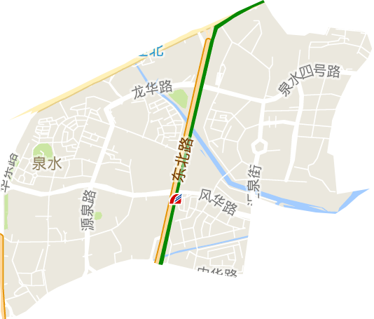 泉水街道电子地图